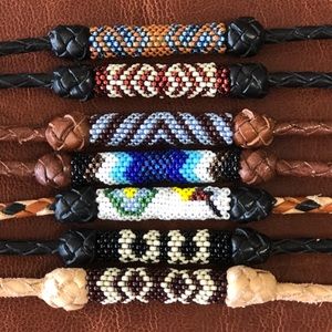 Beaded bracelets. $18 ea